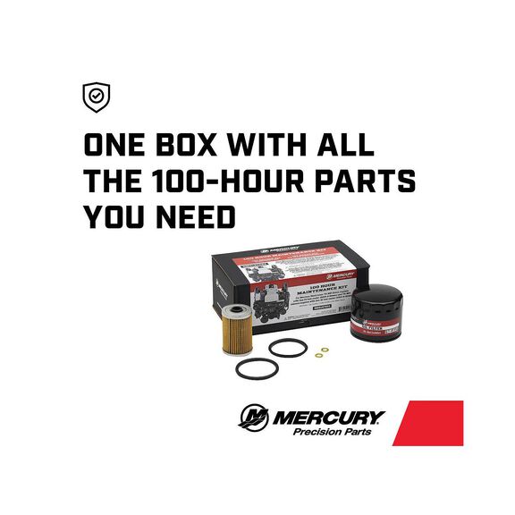 MerCruiser 5.0L, 5.7L, 6.2L, 8.1L and 8.2L V8 MPI Sterndrive and Inboard Engine 100 Hour Maintenance Kit image number 3