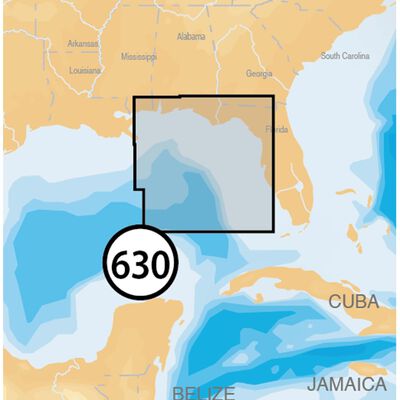 MSD/630P+ East Gulf of Mexico Platinum+ Charts microSD Card