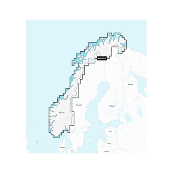 Garmin Navionics Vision+ EU071R Norway, Lakes and Rivers, Electronic Chart image number 0