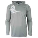 Men's Blue Marlin Hooded Shirt image number 0