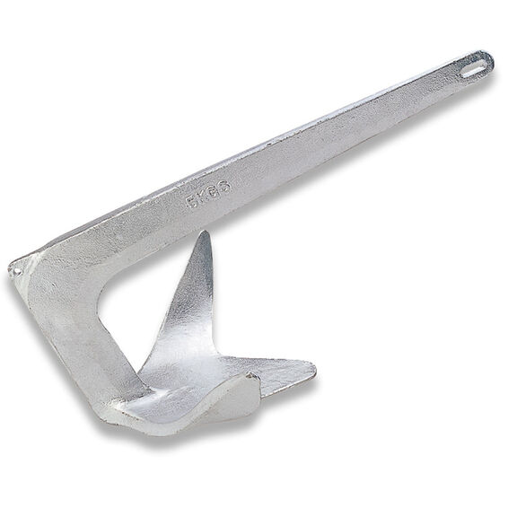 Galvanized Claw Anchor, 176 lb (80 kg) image number 0