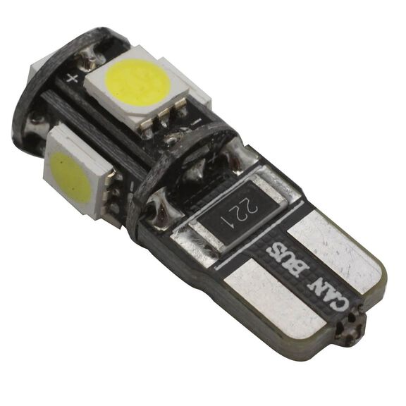 Wedge Base T10-194 360 degree LED Bulb, Blue image number 2