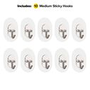 Sticky Hooks - Medium, 10 Pack image number 1