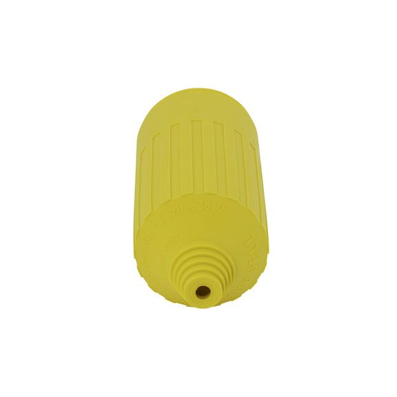 Hubbell Marine Locking Connector, 3P4W, 50A 125/250V, PVC, Yellow image number 1