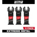 NITRUS CARBIDE&trade; Extreme Metal Universal Fit OPEN-LOK&trade; Multi-Tool Blade, 3 Pack image number 0