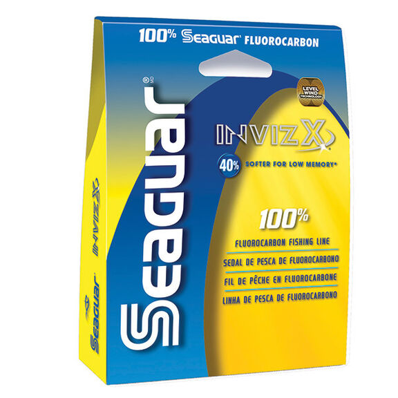 InvizX Fluorocarbon, Fluorescent Clear/Blue, 25 lb, 200 yds. image number 0