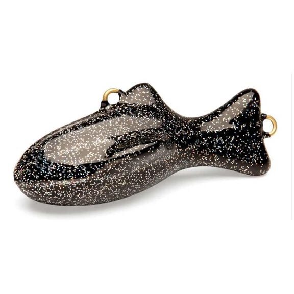 Black Holo Fleck Lead Fish Weight, 12 Pound image number 0