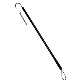 Aluminum Gaff, Stainless Steel Hook with Spring Guard, Foam Handle