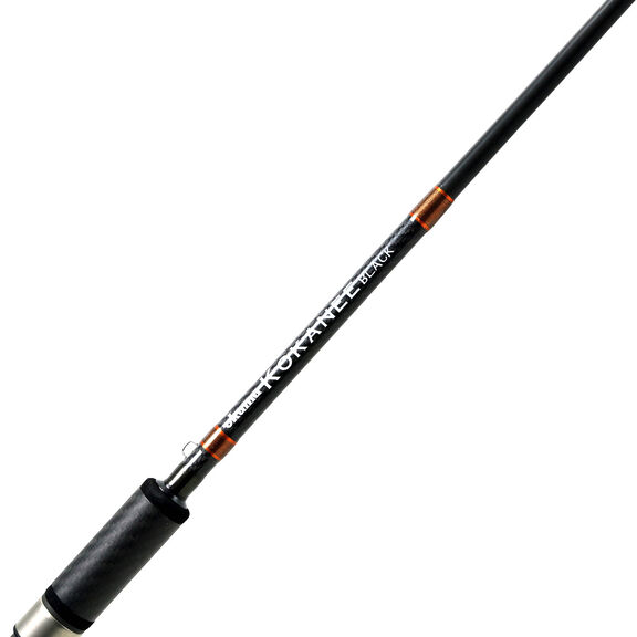 7'6" Kokanee Black Spinning Rod, Medium Light Power image number 2