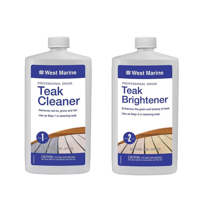 WEST MARINE Heavy Duty Teak Cleaner Kit West Marine