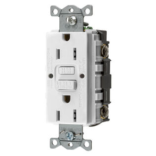 Hubbell Marine 15A 125V, Self Test, GFR, White