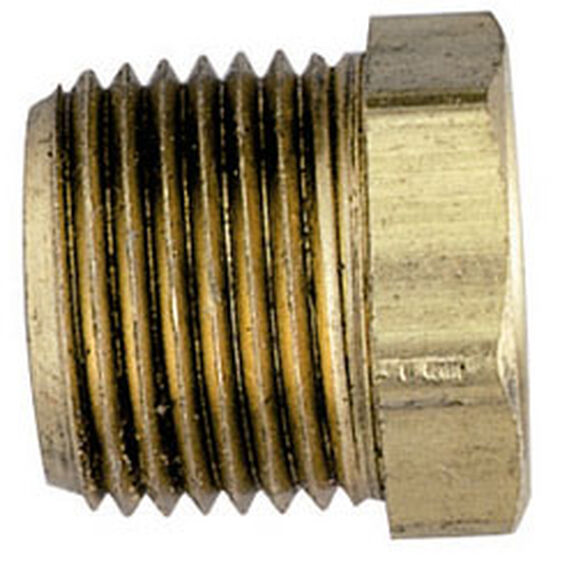 Brass Hex Bushing from 3/8" to 1/4" image number 0