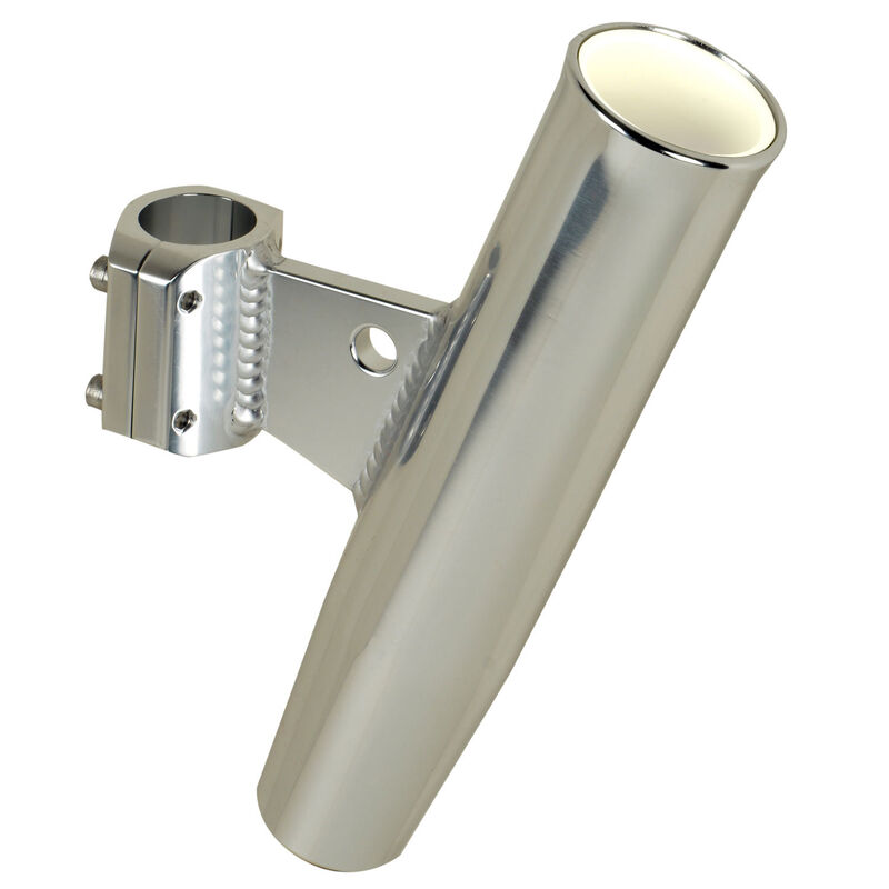 Aluminum Vertical Clamp-On Rod Holder, Fits 1.66" Measured Outside Diameter image number 0