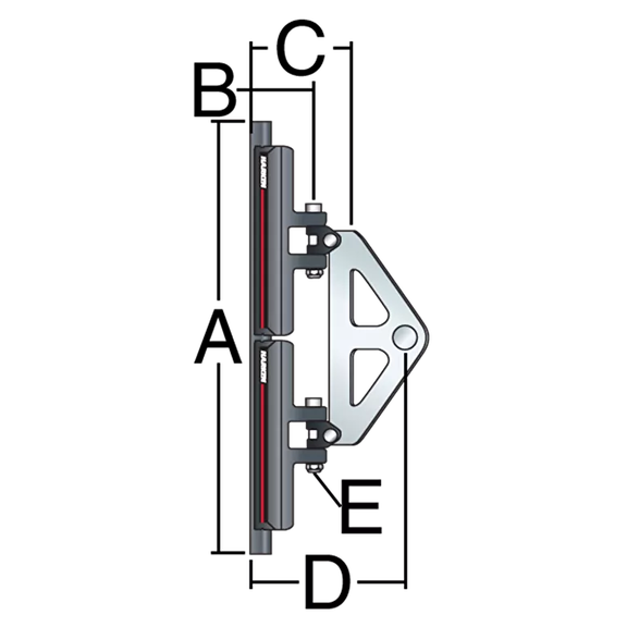 22mm Non-CB Headboard Car Assembly image number 1