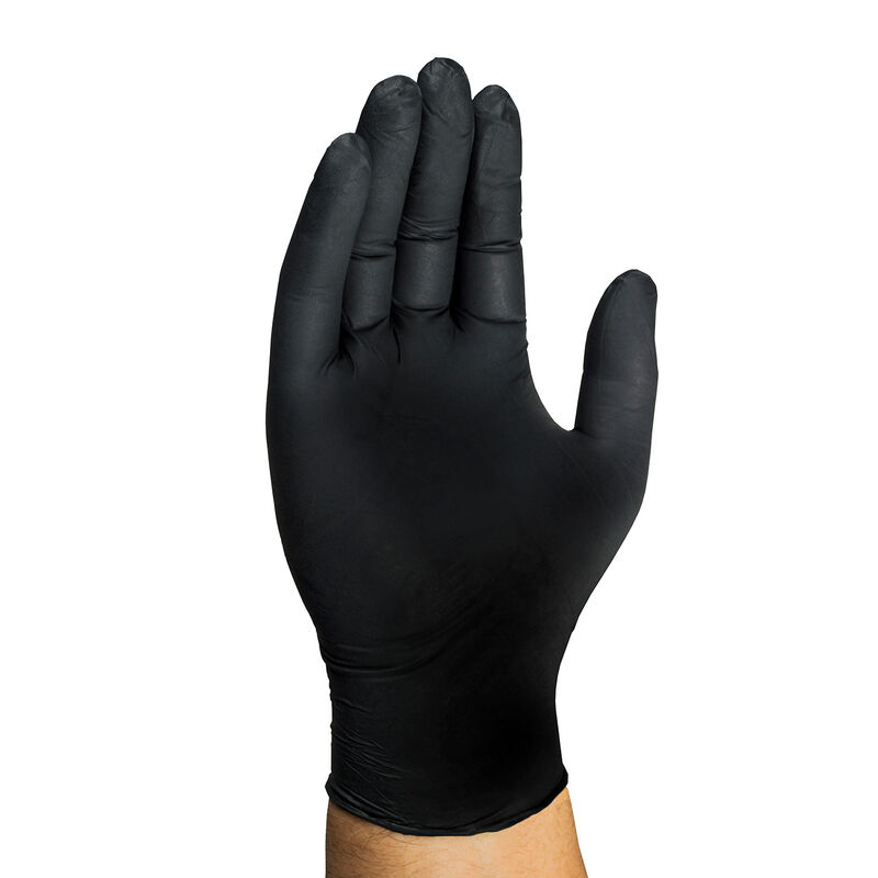 Mechanix Wear 5 Mil Heavy Duty Black Nitrile Gloves, 50-Pack | For Boats | by West Marine