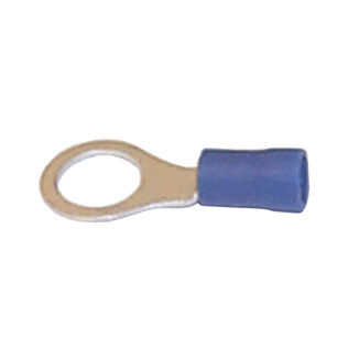 16-14 AWG Ring Terminals, 5/16", Blue