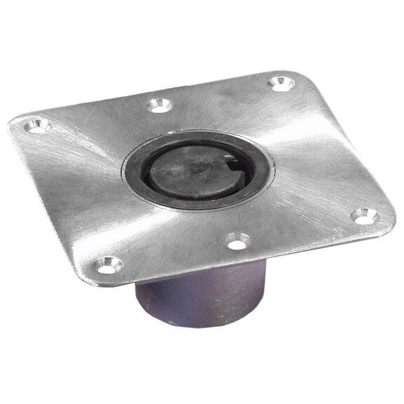 7" X 7" Plug-In&trade; Square Base Satin Finish image number 0