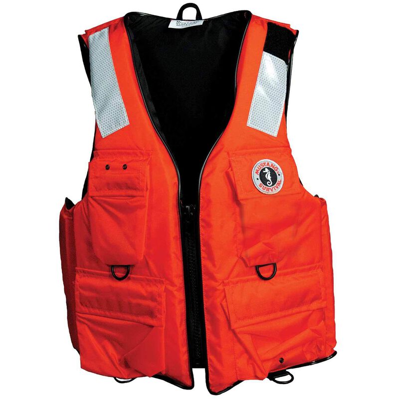 4-Pocket Type III Flotation Vest, Orange, 7XL image number 0