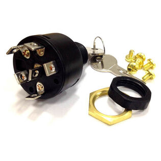 Push-to-Choke Marine Ignition Switch