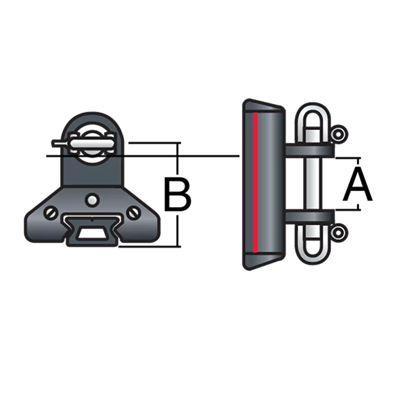 Harken 32mm CB Pole Car &mdash; Forespar Toggle image number 1