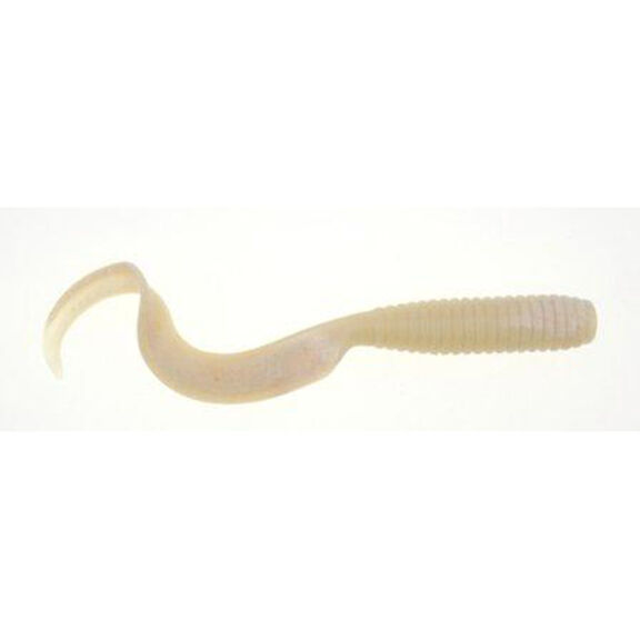 8' Gulp!&reg; Saltwater Grub, White Glow, 3-Pack image number 0