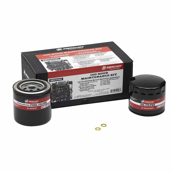 MerCruiser V6 and V8 Sterndrive and Inboard Engine 100 Hour Maintenance Kit image number 0