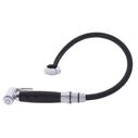Deck-Mount Sprayer Hammer-Head Black Sprayer, 6' Black Rubber Hose, Elite Holder image number 1