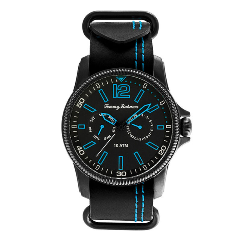 Paradise Pilot Watch, Black Face with Black Band image number 0