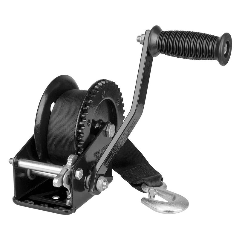 1500 lb. Manual Trailer Winch with Strap image number 7