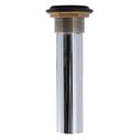 1-1/2" Drain, Flip Drain no Overflow, Straight, 1-1/4" Sweat Brushed Nickel image number 4