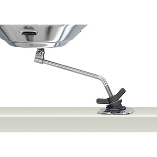 POW'R GRIP&reg; Fish Rod Holder Mount for Marine Kettle Grill