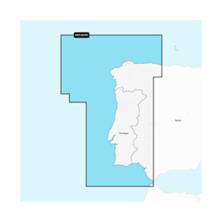 Garmin Navionics+ EU009R Portugal and Spain, Northwest, Electronic Chart