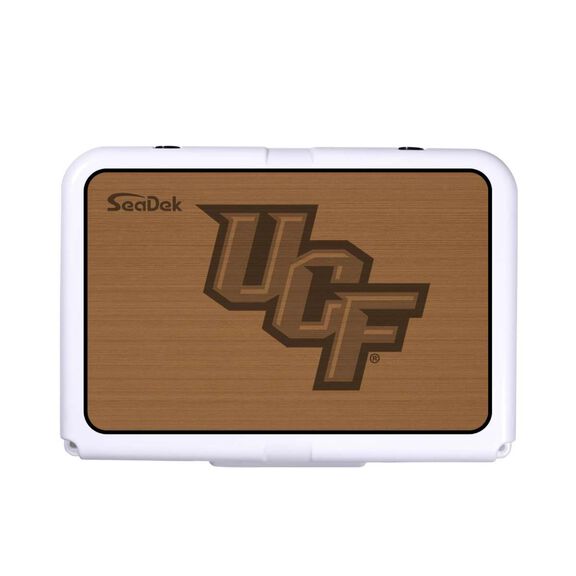 SeaDek Cooler Pad - Collegiate Collection - Fits RTIC 20 - Mocha / Black, UCF image number 0