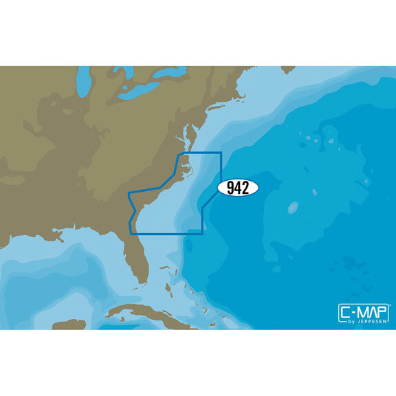 NA-Y942 Norfolk to Jacksonville C-MAP MAX-N+ Chart C-Card image number 0