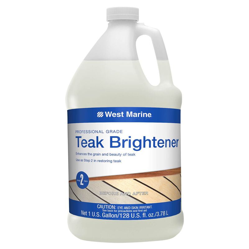 WEST MARINE Professional Grade Teak Brightener, Gallon West Marine