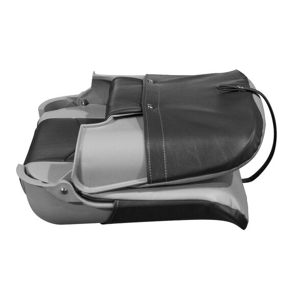 3309-1880 Pro Angler Tour Series Fold Down Boat Seat - Marble / Blueberry / Charcoal image number 5