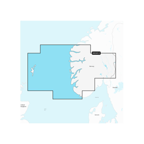 Navionics Platinum+ EU051R Norway, Lista to Sognefjord, Electronic Chart image number 0