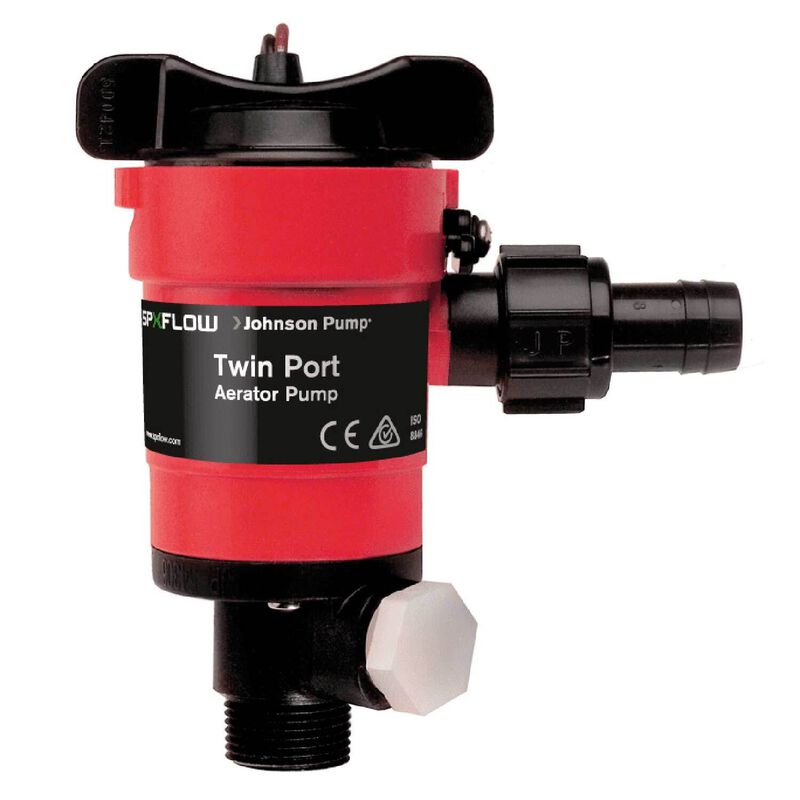 JOHNSON PUMP 1250 GPH Twin Port Bait Pump West Marine