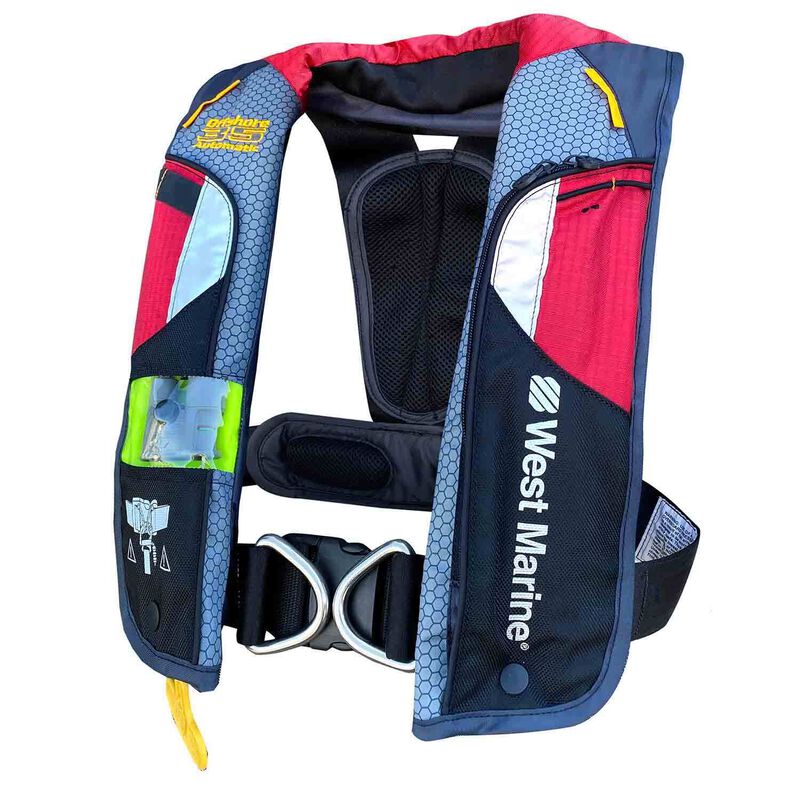 WEST MARINE Offshore Automatic Inflatable Life Jacket with Harness