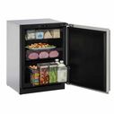 24" Stainless Solid Door Refrigerator image number 1