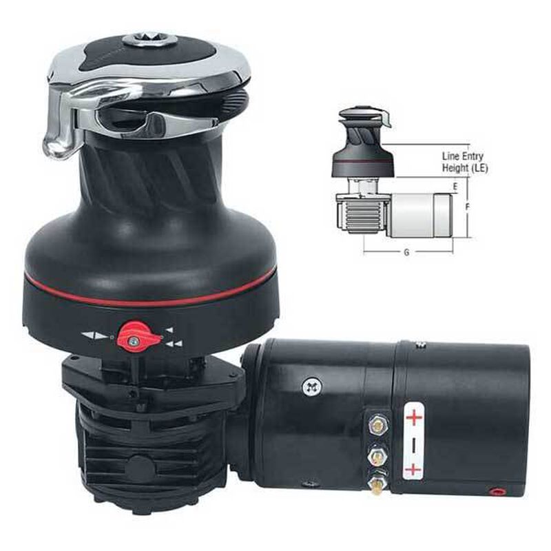 HARKEN 40 Aluminum Rewind™ Radial Electric Winch West Marine