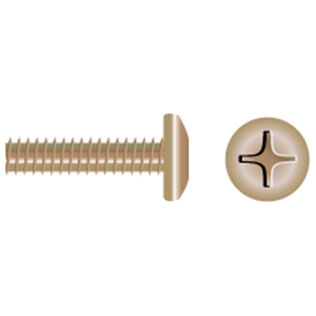 Silicon Bronze Phillips Pan-Head Machine Screws