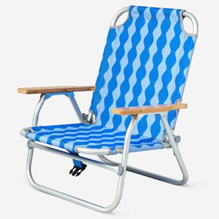 Folding Easy Chair, Slack Tide Coastal Blue