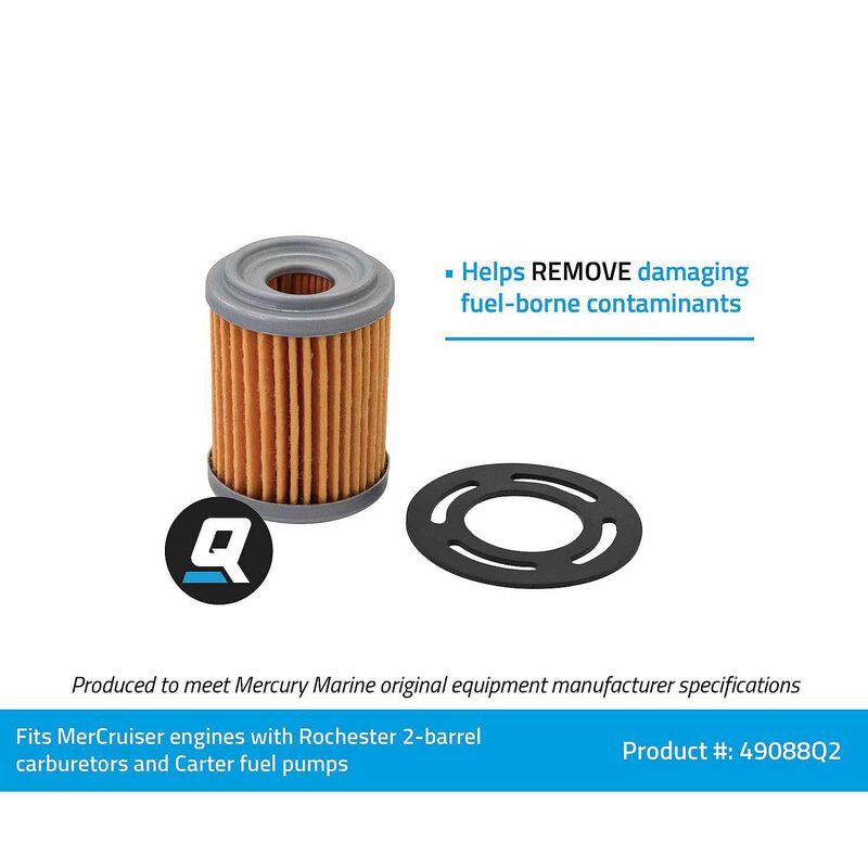 49088Q2 Fuel Filter for MerCruiser Stern Drive and Inboard Engines image number 1