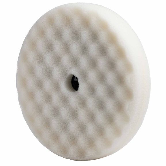 Pad 8" Double Sided Quick Disconnect White Compounding image number 1