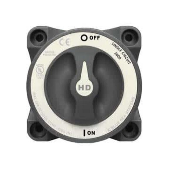 Sleipner Thruster Battery Switch, 3000A, Black image number 0