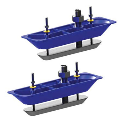 Dual 3D Thru-Hull StructureScan® Transducers with Fairing Block