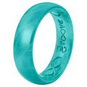Groove Ring Ocean Thin Silicone Ring image number 1