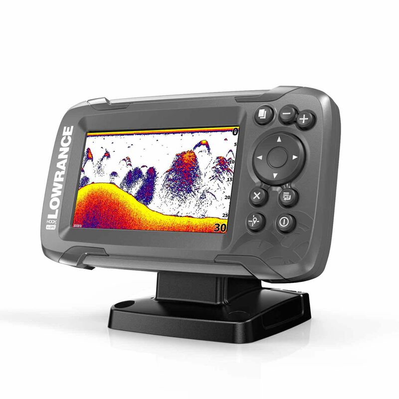 HOOK² 4x Fishfinder with GPS and Bullet Skimmer Transducer image number null