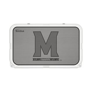 SeaDek Cooler Pad - Collegiate Collection - Fits YETI Tundra 45 - Storm Gray / Black, University of Maryland